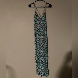 Fun geometric maxi dress